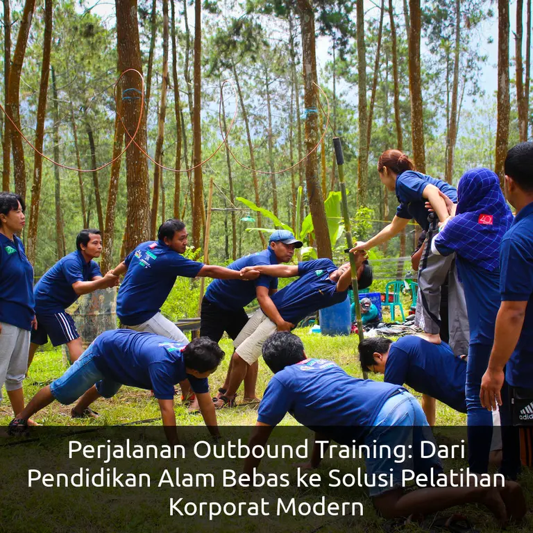 Perjalanan Outbound Training: Dari Pendidikan Alam Bebas ke Solusi Pelatihan Korporat Modern